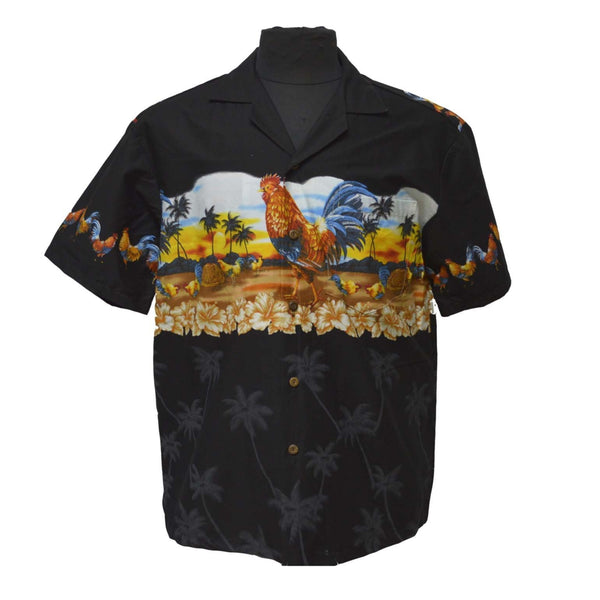 Rooster Paradise Hawaiian Shirt