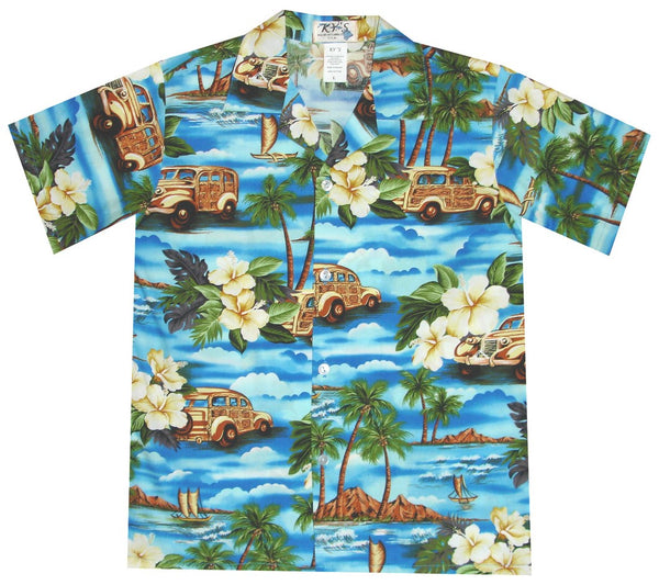 Woody and Boat Boy's Hawaiian Shirt - Ky's Hawaiian Shirts