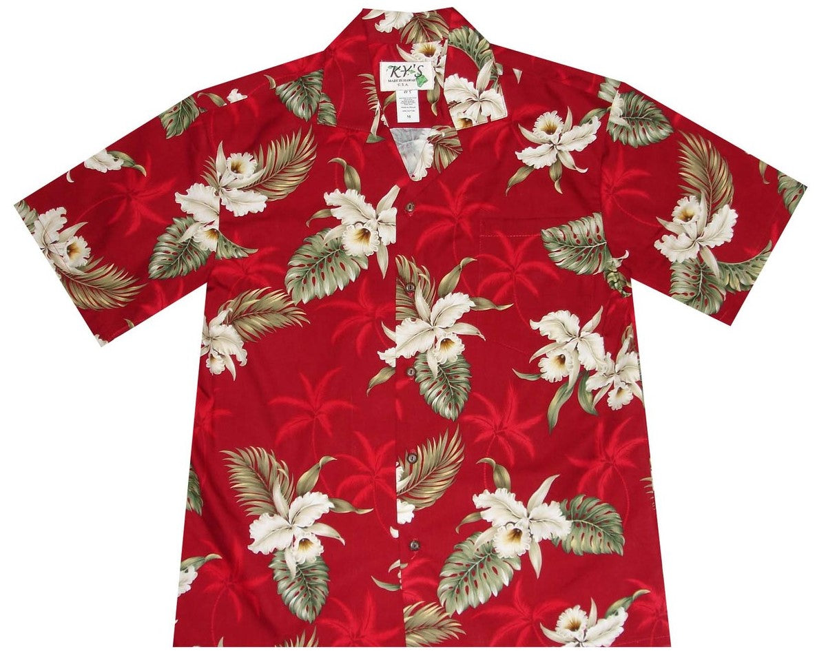 Classic Orchid Hawaiian Shirt - Ky's Hawaiian Shirts